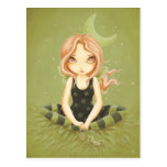 Salting Slugs - Fairy slug postcard