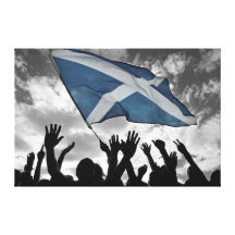 Saltire Celebration Gallery Wrap Canvas