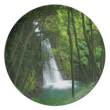 Salto do Prego waterfall Dinner Plates