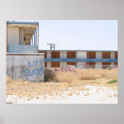 Salton  on Salton Sea Abandoned Hotel Posters From Zazzle Com