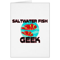 Saltwater Fish Geek cards by AnimalShirts Saltwater Fish Geek cards