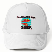 Saltwater Fish Geek Mesh Hats