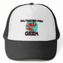 Saltwater Fish Geek hats by AnimalShirts Saltwater Fish Geek hats