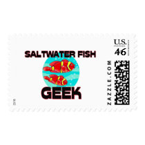 Saltwater Fish Geek postage by AnimalShirts Saltwater Fish Geek postage