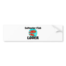 Saltwater Fish Lover bumper stickers by AnimalShirts Saltwater Fish Lover bumper stickers