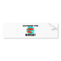 Saltwater Fish Rock bumper stickers by AnimalShirts Saltwater Fish Rock bumper stickers