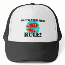 SALTWATER FISH Rule! hats by AnimalShirts SALTWATER FISH Rule! hats