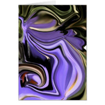 abstact, linear, design, pattern, art, gift, gifts, purple, lavendar, green, greeting, card, note, cards, Card with custom graphic design