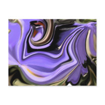 abstact, linear, design, pattern, art, gift, gifts, purple, lavendar, green, postcard, postcards, Postcard with custom graphic design