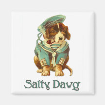 Salty Dawg Refrigerator Magnets