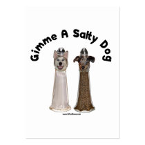 Salty Dog Salt and Pepper Dogs Business Card Templates