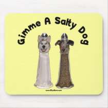 Salty Dog Salt and Pepper Dogs Mousepads
