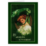 Saludo del día de St Patrick del vintage Felicitación