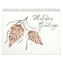 Saludos de Holdiday Calendario