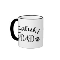 Saluki Dad (Fancy Text) mugs by dogsandhorses Saluki Dad (Fancy Text) mugs