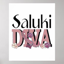 Saluki DIVA Print
