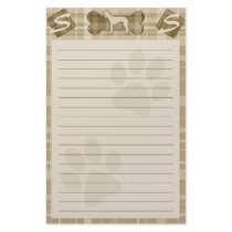 Saluki Dog Breed Stationery