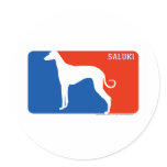 Saluki Major League Dog Sticker