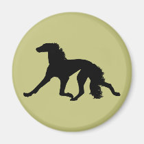 Saluki Silhouette magnets