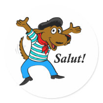 Salut! stickers