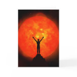 Salutation To The Sun Greetings Card