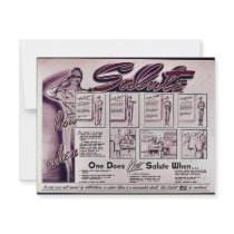 Salute invitations