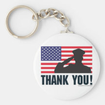 Salute Key Chains