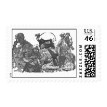 Salute to American Soldier postage