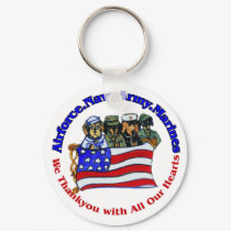 Salute to Troops keychains by Dachshunds_by_Joanne Salute to Troops keychains
