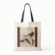 Saluting Pinup Sailor bag