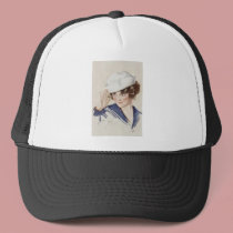 Saluting Pinup Sailor hats