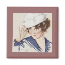 Saluting Pinup Sailor magnets