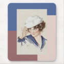 Saluting Pinup Sailor mousepads by tnmpastperfect Saluting Pinup Sailor mousepads