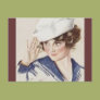 Saluting Pinup Sailor Postcard