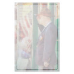 Saluting the Flag Stationery