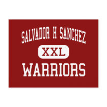 Salvador H Sanchez - Warriors - Middle - El Paso postcards