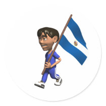 Salvadoran Boy stickers