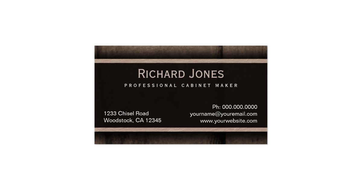 Salvage Furniture Restoration Wood Business Card Zazzle