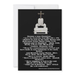 Salvation card announcement