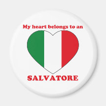 Salvatore Fridge Magnet