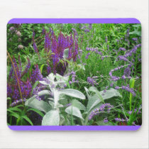 Salvia, Lavendar, lamb's ear. mousepad