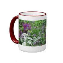 Salvia, lavendar, lamb's ear mugs by minx267 Salvia, lavendar, lamb's ear mugs