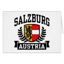 Salzburg Austria Greeting Cards