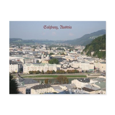 Salzburg, Austria Postcard by mariabamacher