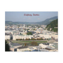 Salzburg, Austria Postcard by mariabamacher Salzburg, Austria Postcard