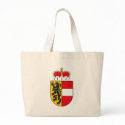 Salzburg Coat of Arms Tote Bag by FlagTshirts Salzburg Coat of Arms Tote Bag