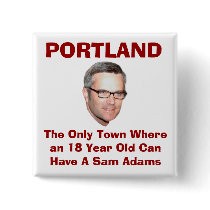Sam Adams - Portland buttons by Robustoman Sam Adams - Portland buttons
