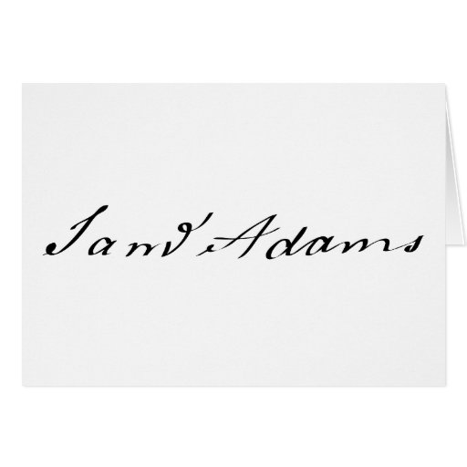 Sam Adams Signature Greeting Card