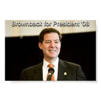 Sam Browback for President Poster posters
