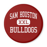 Sam Houston - Bulldogs - Middle - Marshall Texas Fridge Magnet